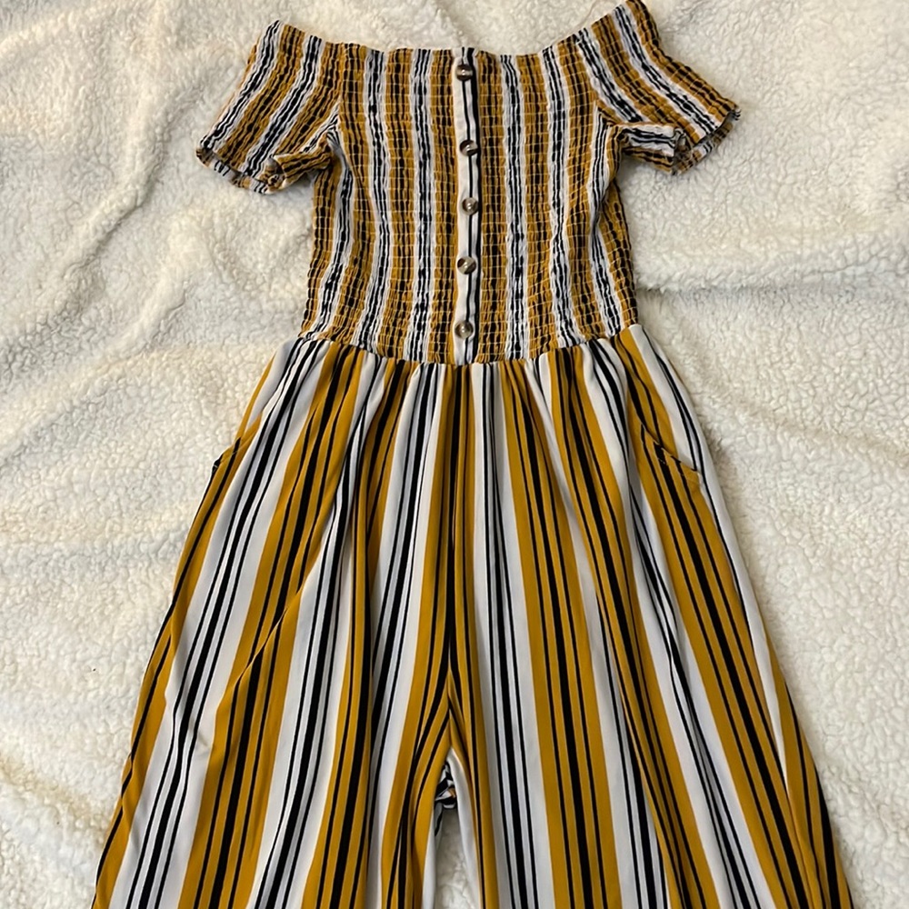 Stripped Jumpsuit